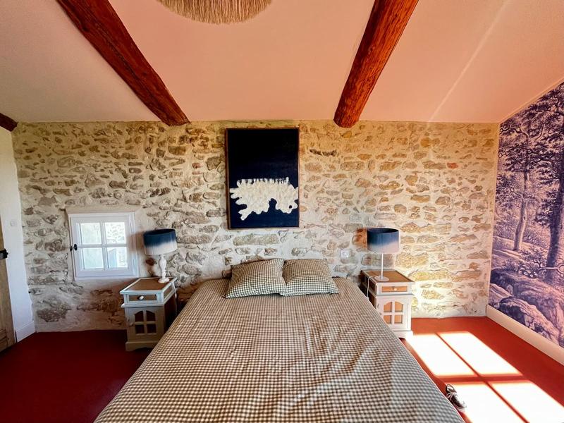 La grande chambre, papier peint toile de Jouy